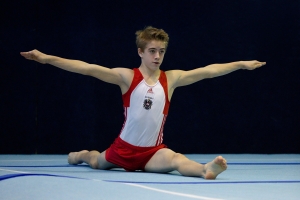 Sportovní gymnastika, finálový závod smíšených dvojic, memoriál Jana Gajdoše, Brno, 2014